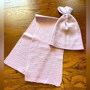 Vintage Jacadi hat and scarf set